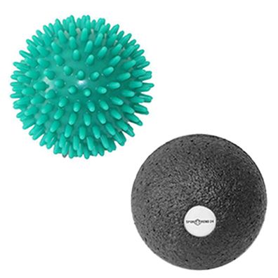 8cm Massageball Igelball + 8cm Faszienball