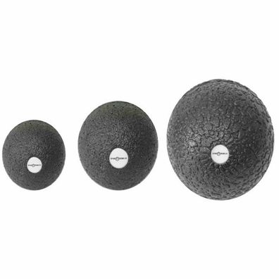 3er Set Faszienbälle - 6 cm + 8 cm + 10 cm Faszienball