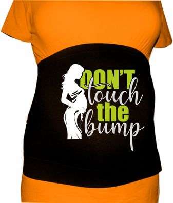 Bauchband für Schwangere bedruckt mit Dont touch the bump