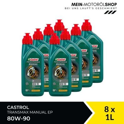 Castrol Transmax Manual EP 80W-90 8x1 Liter