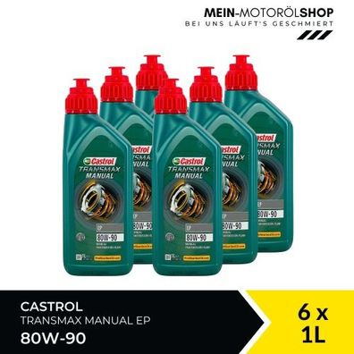 Castrol Transmax Manual EP 80W-90 6x1 Liter