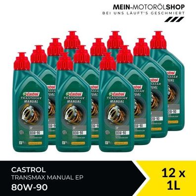 Castrol Transmax Manual EP 80W-90 12x1 Liter