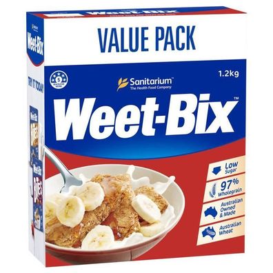 Weet-Bix Value Pack Frühstückscerialien [MHD: 12.12.2024] 1.2 kg