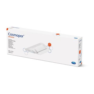 20x Hartmann Cosmopor® Advance Post-OP-Verband, 7,2 x 5 cm - 25 Stück | Packung (25 S