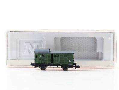 Arnold N 4494 Güterwagen Gepäckwagen Packwagen Bahnhofswagen 123697 DB grün