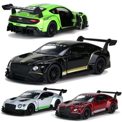 Bentley Continental GT3 Modellauto Coupe Sportwagen Spielzeug Modell 1:38 13cm