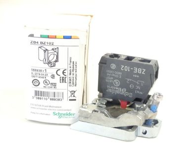 Schneider Electric ZB4 BZ102 Hilfsschalterblock mit Befestigungsflansch ungebr