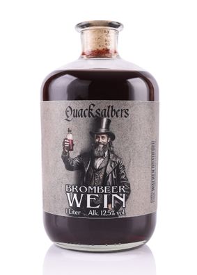 Quacksalbers Brombeerwein, 1l, 12,5% vol. Alk