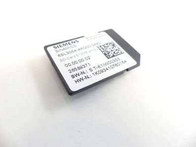 Siemens 6SL3054-4AG00-2AA0 SD-Card 512MB SW-N: S T-K1/WOO353