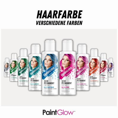 Semi permanente Haarfarbe verschiedene Farben kurzzeit Farbe 100ml