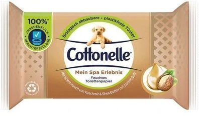 Cottonelle Feuchttücher, 42 Stk. - Sanfte Reinigung - Praktisch für Unterwegs