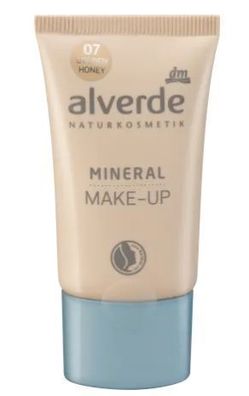 Alverde Mineral Foundation, Goldener Honig 07, 30ml