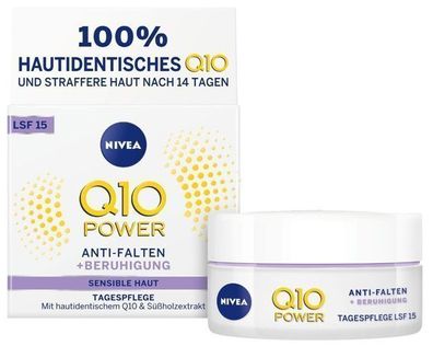 Nivea Anti-Falten Tagescreme mit Q10, SPF 15