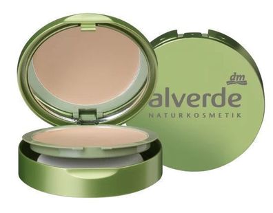 Alverde Mineralpuder Beige-Ros 030 - 9g Natérliches Finish