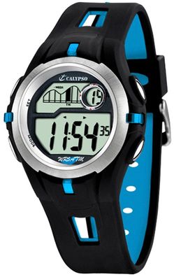 Calypso K5511/2 Herrenuhr digital Quarz Alarm-Chrono PU-Band