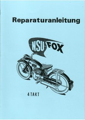 Reparaturanleitung NSU Fox, Motorrad, Oldtimer, Zweirad, Klassiker