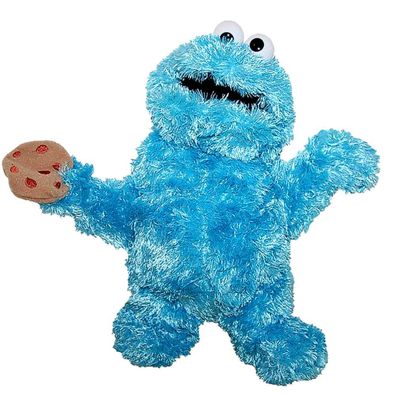 Krümelmonster | Hand-Puppe | Sesamstrasse | 35 cm | Plüsch-Figur