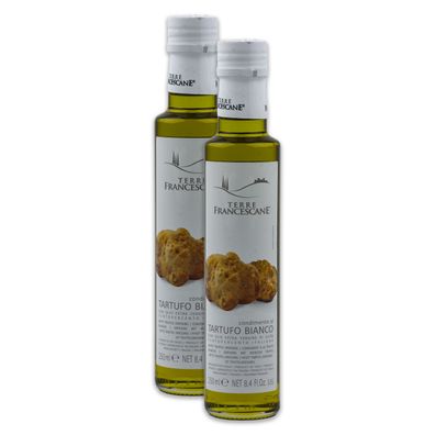 Food-United Trüffel-Öl weiß Premium Speiseöl TERRE Francescane 2x 250ml