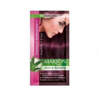 Marion Haarfärbendes Shampoo, Aubergine 40ml