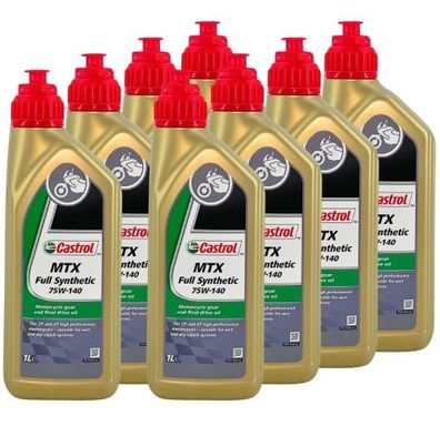Castrol MTX Full Synthetic 75W-140 8x1 Liter