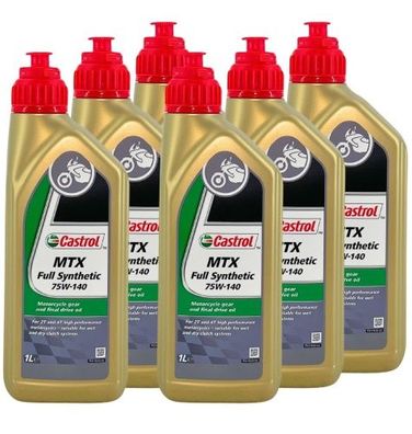 Castrol MTX Full Synthetic 75W-140 6x1 Liter