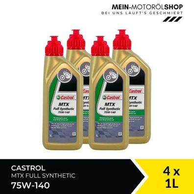 Castrol MTX Full Synthetic 75W-140 4x1 Liter