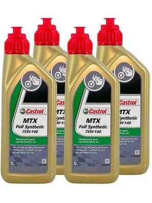 Castrol MTX Full Synthetic 75W-140 4x1 Liter
