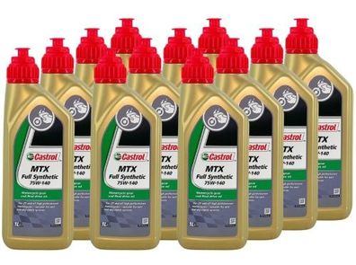 Castrol MTX Full Synthetic 75W-140 12x1 Liter