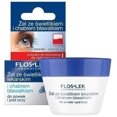 Flos-Lek Augenpflegegel - Natürliche Inhaltsstoffe - 10g