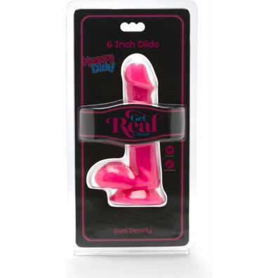 Get Real Happy Dicks Dildo 6 In w. Balls er Pack(x)