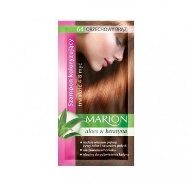 Marion Farbshampoo 64 Nussbraun 40ml Glanz & Pflege