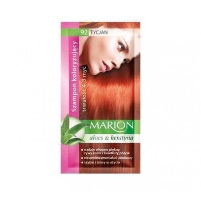 Marion Haarfarbe Shampoo 92 Tyrian 40 ml - Intensive Farbpflege