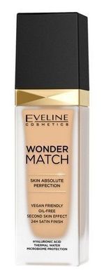 Eveline Foundation Wonder Match 20 Medium Beige 30ml - Vegan & ölfrei