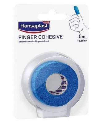 DigitalCare Hansaplast Fingerpflaster, Selbstklebend, 5m x 2,5cm, 1 Stéck