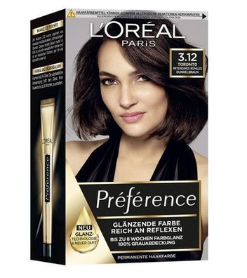 L'Oréal Préférence Haarfarbe, Toronto, 183g