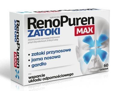 RenoPuren Sinus MAX, 60 Tabletten zur Sinuslinderung