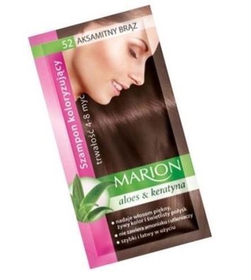 Marion Tönungsshampoo Samtiges Braun 52 - 40 ml