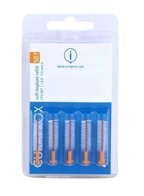 Curaprox 507 Weiche Implantat Interdentalbürsten 5er Pack