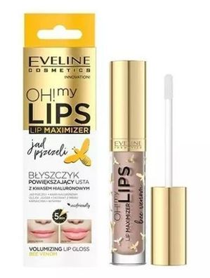 Eveline Lip Plumper mit Bienenwachs 4.5 ml § Sofortiges Volumen & Feuchtigkeit