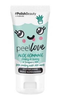 Flos-Lek, PeelLove Aloe Gommage, Gesichtspeeling mit AHA-Säuren