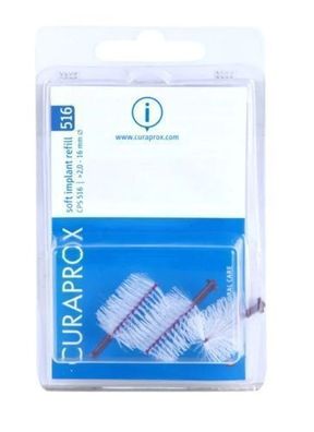 Curaprox CPS 516 Soft, Implant Interdentalbürsten, 3-teilig