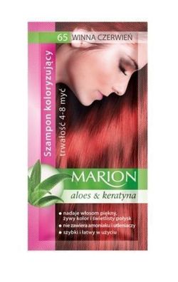 Marion Intensiv-Färbendes Shampoo Weinrot, 40 ml