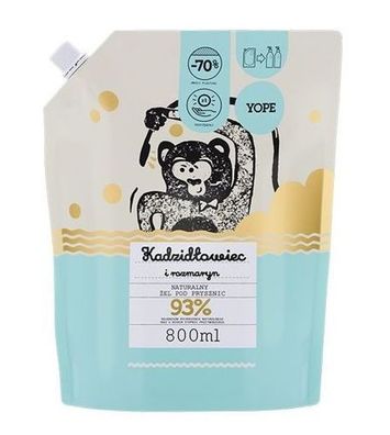 Yope Duschgel Nachféllung Weihrauch & Rosmarin 93% - 800 ml