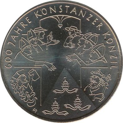 BRD 10 Euro 2014 F Konzil von Konstanz*