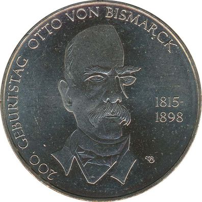 BRD 10 Euro 2015 A Otto von Bismarck*