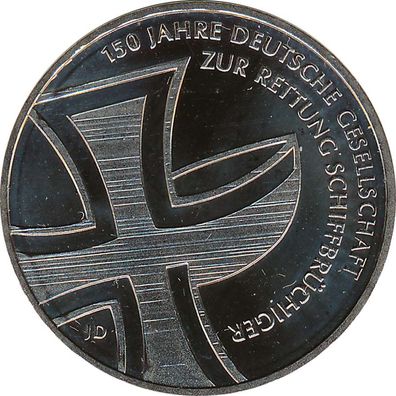 BRD 10 Euro 2015 J 150 Jahre DGzRS*