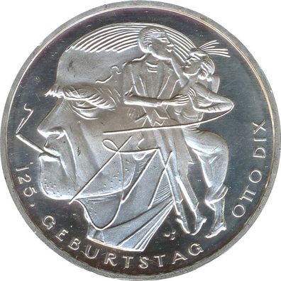 Deutschland 2016 - 20 Euro - 125. Geburtstag Otto Dix*