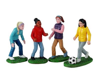 Mädchen Fußballspiel 12x4x20 cm 4pcs Weihnachtshaus Lemax