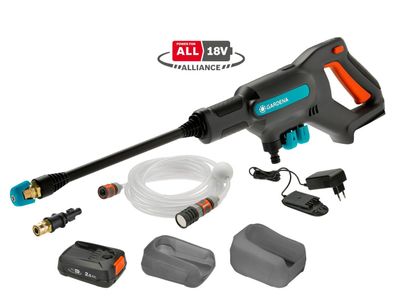 Akku Hochdruckreiniger AquaClean 24bar 18V/45 P4A gebrauchsfertiges Set 1 Artikel