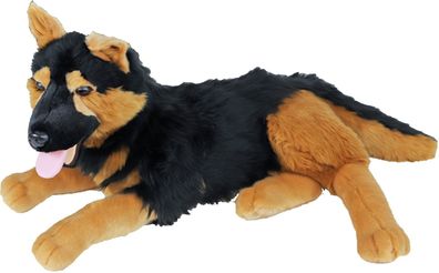 Boony Natural Decoration Plüsch Deutscher Schäferhund 53 cm liegend Boony Natural D